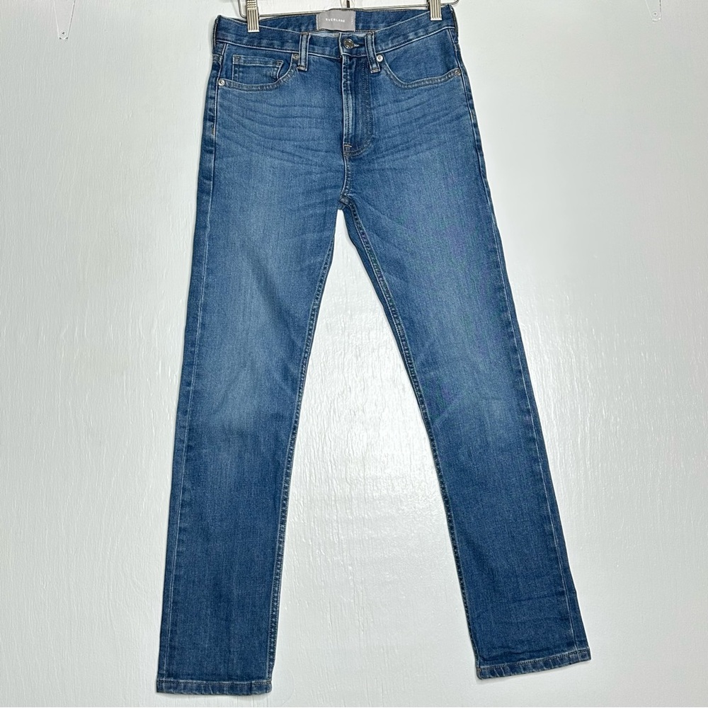 Everlane Womens Straight Leg Jeans Size 24 0 Medium Wash Denim